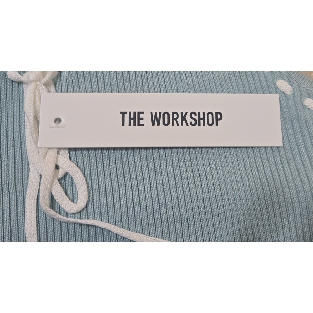 The Workshop Sleeveless Tank Top Women's M Sage NWT - Picture 5 of 6
